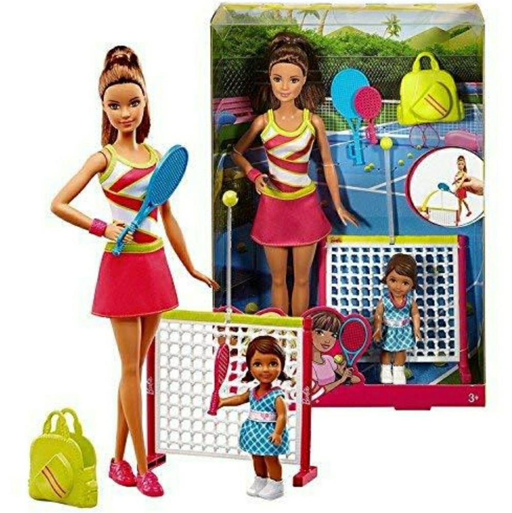 Barbie Careers Tennis Coach Playset 